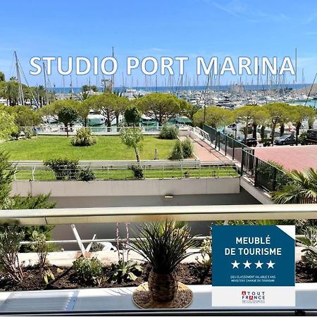 Studio Port Marina - Parking Prive, Climatise Au Ducal Villeneuve-Loubet Exteriör bild