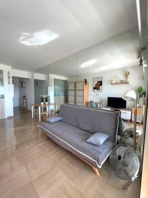 Studio Port Marina - Parking Prive, Climatise Au Ducal Villeneuve-Loubet Exteriör bild