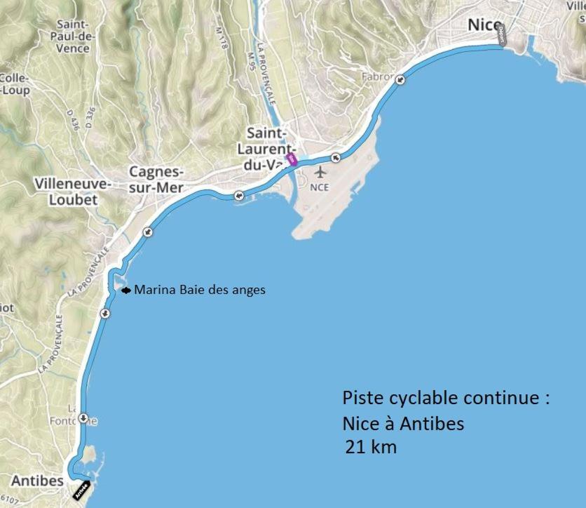 Studio Port Marina - Parking Prive, Climatise Au Ducal Villeneuve-Loubet Exteriör bild